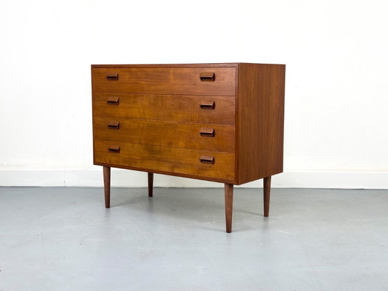 Danish Teak Chest of Drawers by Børge Mogensen for Søborg Møbelfabrik, 1960s – Wood, Vintage (photo 16 of 17)