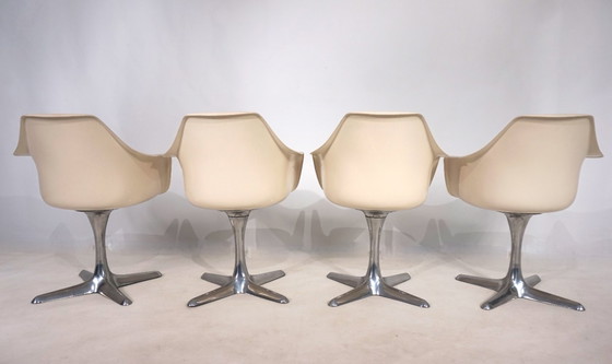 Image 1 of Set of four Arkana 116 dining chairs by Maurice Burke, 1960