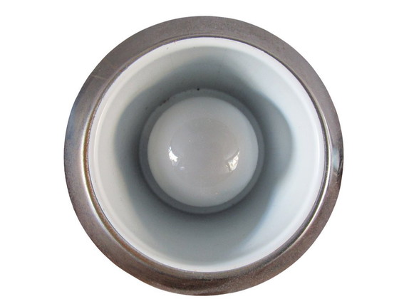 Image 1 of white eyeball lamp vintage