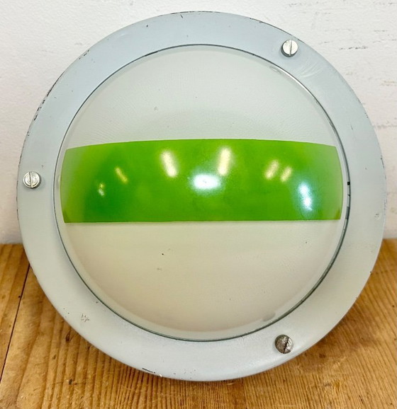 Image 1 of Vintage Emergency Wall or Ceiling Light, 1970s
