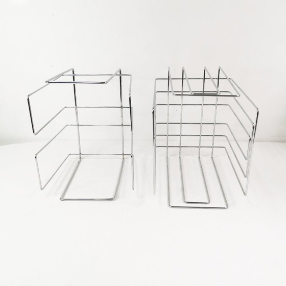 Un par de revisteros de diseño de los años 80., Willi Glaeser for the Swiss brand TMP (Thomas Merlo & Partner) (foto 3 de 11)