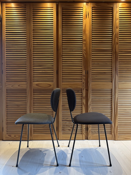 Image 1 of 2 stuks W.H. Gispen 101 stoelen aangeboden (gestoffeerd)