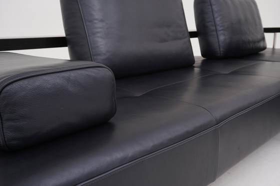 Image 1 of Divano angolare Rolf Benz Dono Couch Divano angolare Divano angolare in pelle Dono blu