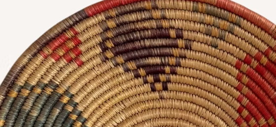 Image 1 of Set of hand-woven (wall) baskets