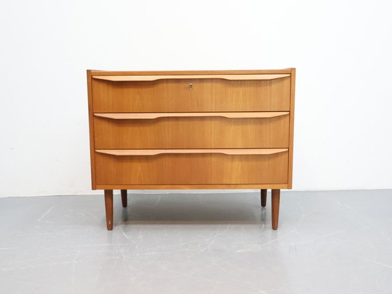 Image 1 of Deense ladekast Teak 3 lades vintage 