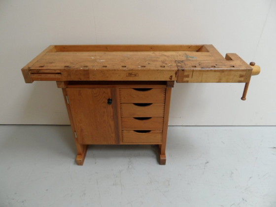 Vintage werkbank – Opbergkast, Hout (photo 8 of 13)