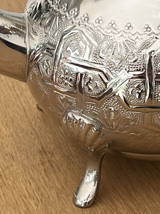 Image 1 of Teiera tradizionale marocchina placcata in argento