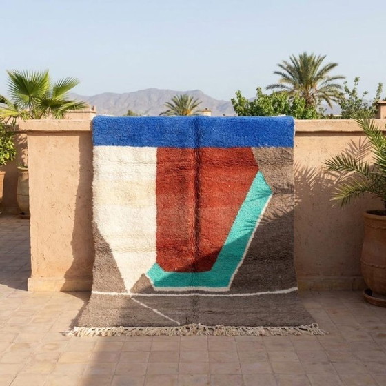 Image 1 of Alfombra marroquí de lana de 200 cm x 300 cm.