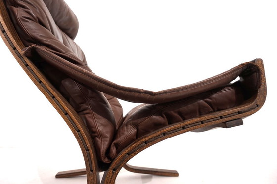Image 1 of Poltrona in pelle Westnofa Siesta di Ingmar Relling, 1960