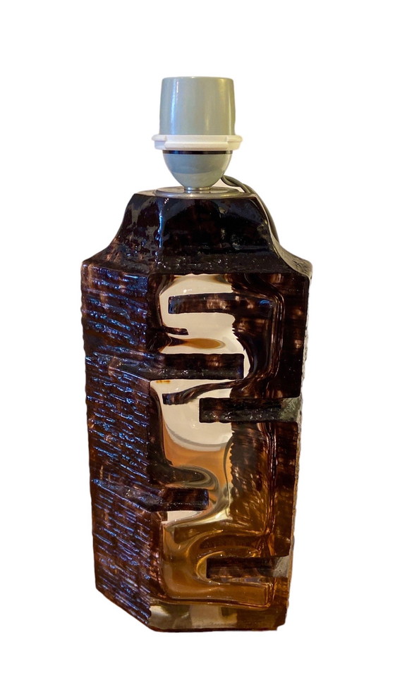 Image 1 of Lampe en cristal de César Baldaccini door Daum, modèle Argos