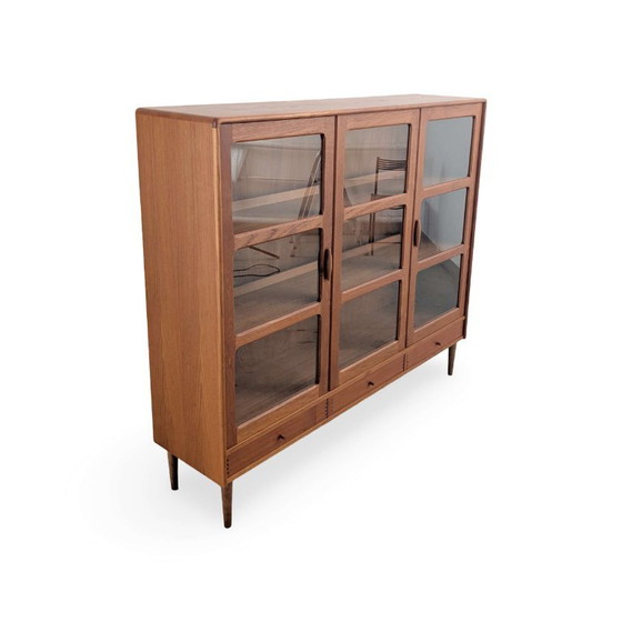Original Dyrlund Vitrinas de teca Dinamarca 1960s mcm – Vidrio, Madera (photo 3 of 9)