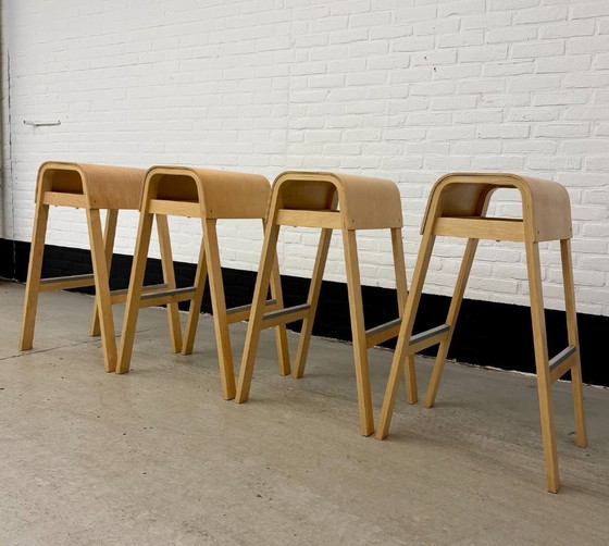 4 Vintage IKEA ‘Salve’ Barkrukken – Wood (photo 14 of 21)