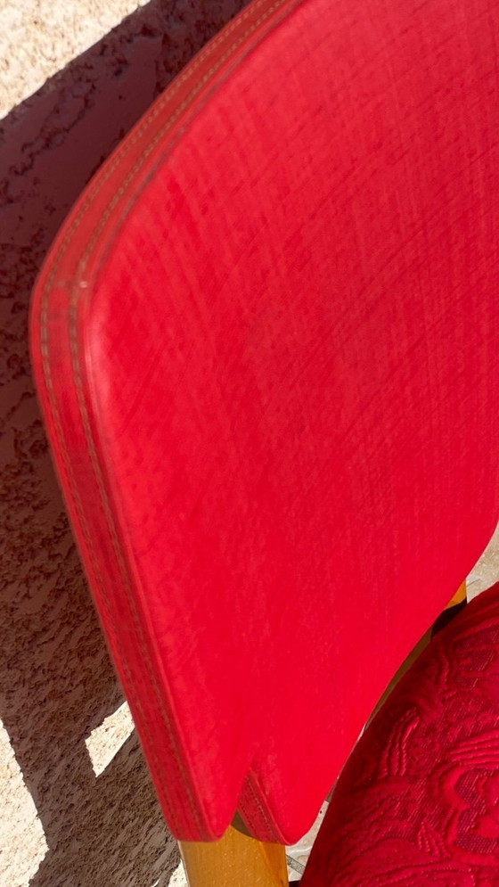 Image 1 of Retro Vintage Red Chair