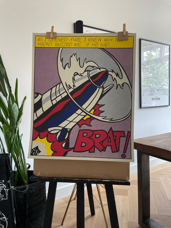 Image 1 of Roy Lichtenstein (1923-1997), Mentre aprivo il fuoco, 1964, Copyright R. Lichtenstein c/o Beeldrecht Amstelveen, Stedelijk Museu
