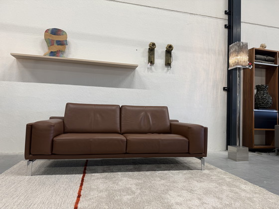 Image 1 of Leolux Bellice sofa Negev leather Duna 213