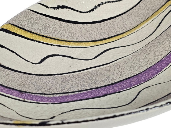 Image 1 of Céramique Scheurich - Allemagne de l'Ouest - Modèle 444 - Bol - Peint à la main - Années 1960