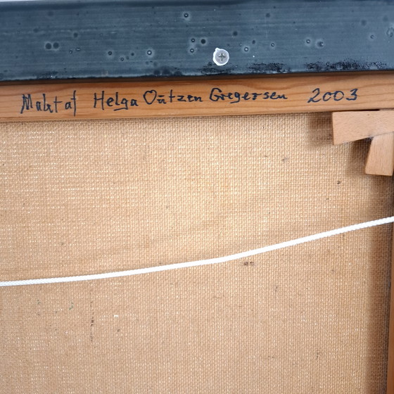 Image 1 of Abstract expressionist painting by Helga Gregersen