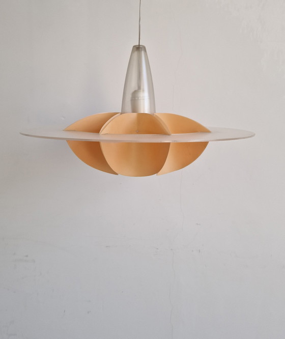 Image 1 of Lampada a sospensione vintage Luceplan - UFO design atmosferico anni '80