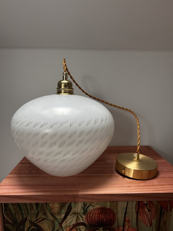 Image 1 of Vintage White Hanging lamp