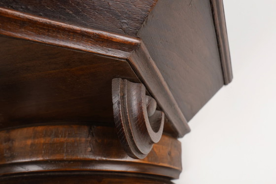 Image 1 of Consolle da parete in stile Art Déco del XIX secolo in rovere, Francia