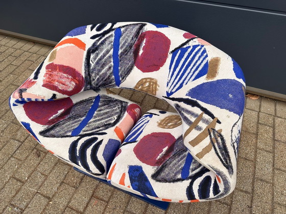 Image 1 of Silla Artifort Ribbon Pierre Paulin en tela de Pierre Frey La Toile du Peintre