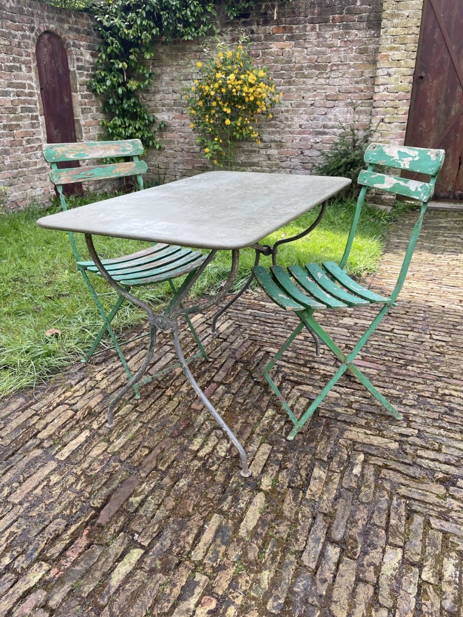 Nestling - tuintafel - campingtafel - klaptafel - wit - inklapbaar met