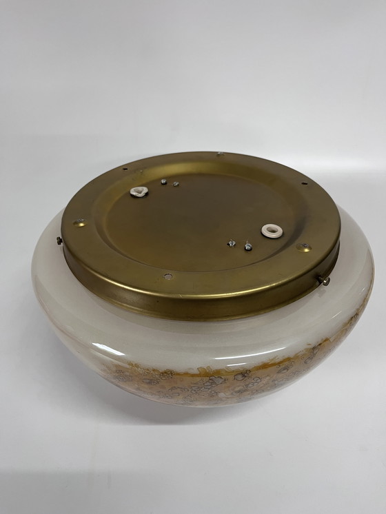 Image 1 of Vintage large Peill and Putzler ceiling light 'Cirrus'.