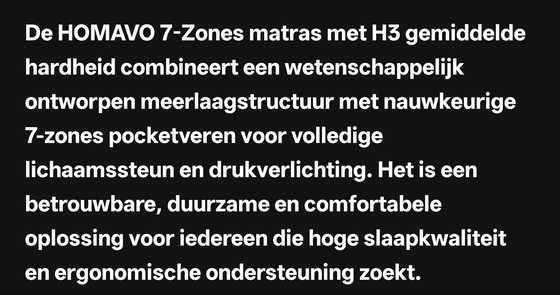 Image 1 of Homavo colchoneta nuevo 160x200 cm