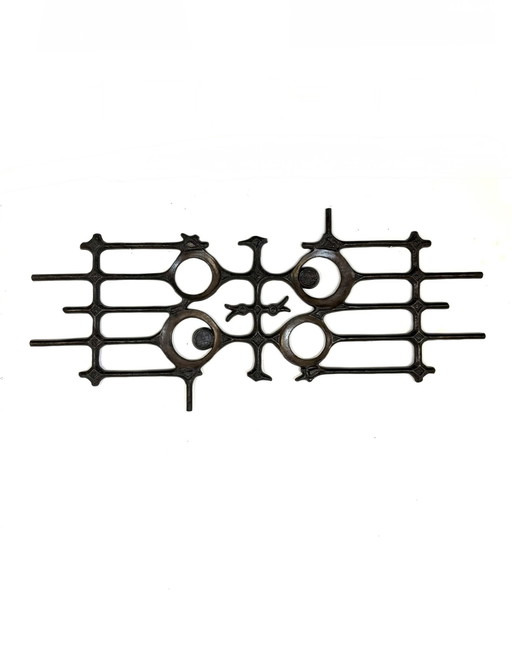 Vintage XL Brutalist wall sculpture '70