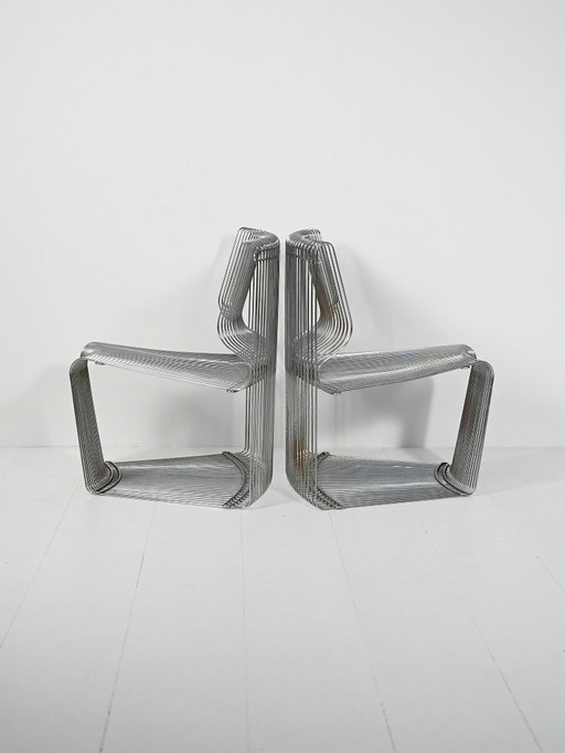 Coppia di poltrone “Pantonova” di Verner Panton