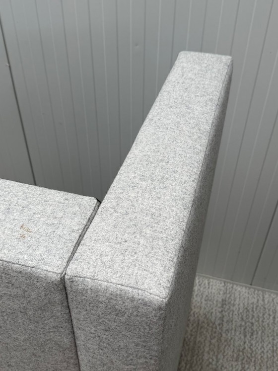 Fauteuil acoustique Palau Casala Bricks avec plateau, vert foncé/gris – polished steel (photo 10 of 10)