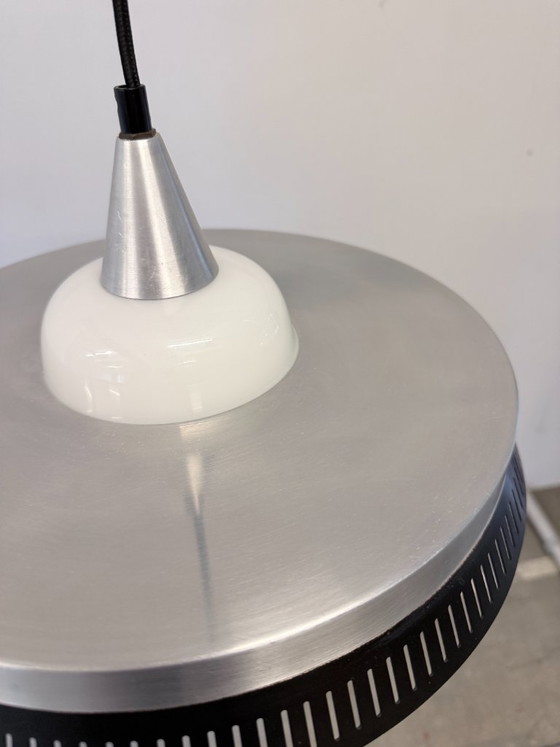 Bent Karlby Pendant lamp for LYFA – Denmark, 1960s – Glass, Metal (photo 8 of 10)