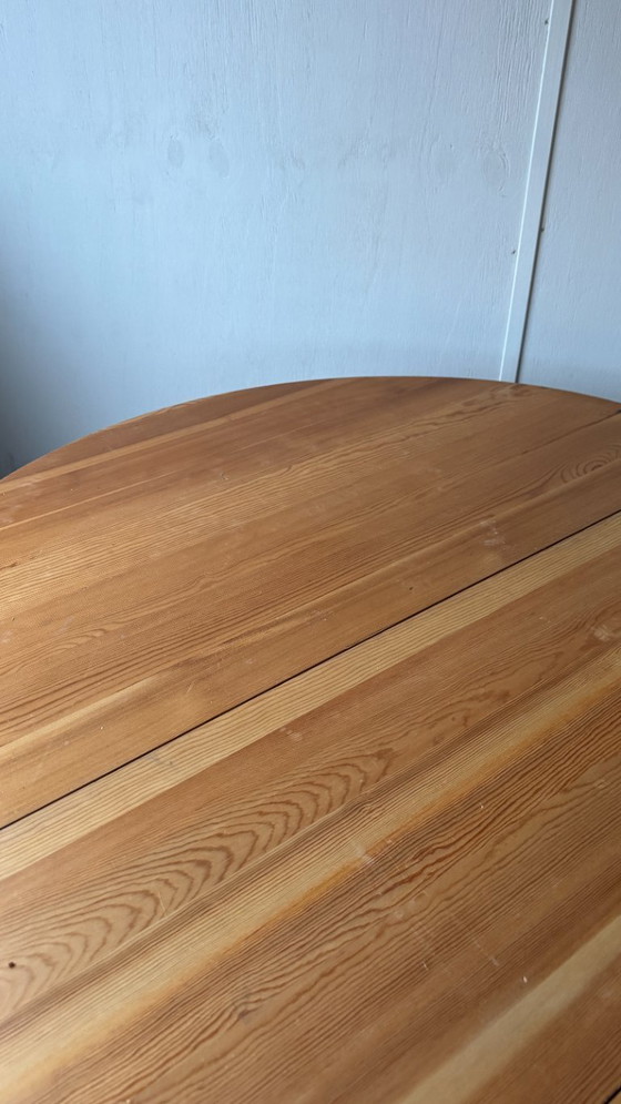 Image 1 of tavolo allungabile in pino, francese