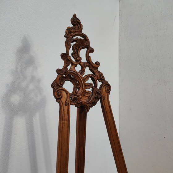 Image 1 of Cavalletto antico in stile rococò. Supporto per pittura, cavalletto