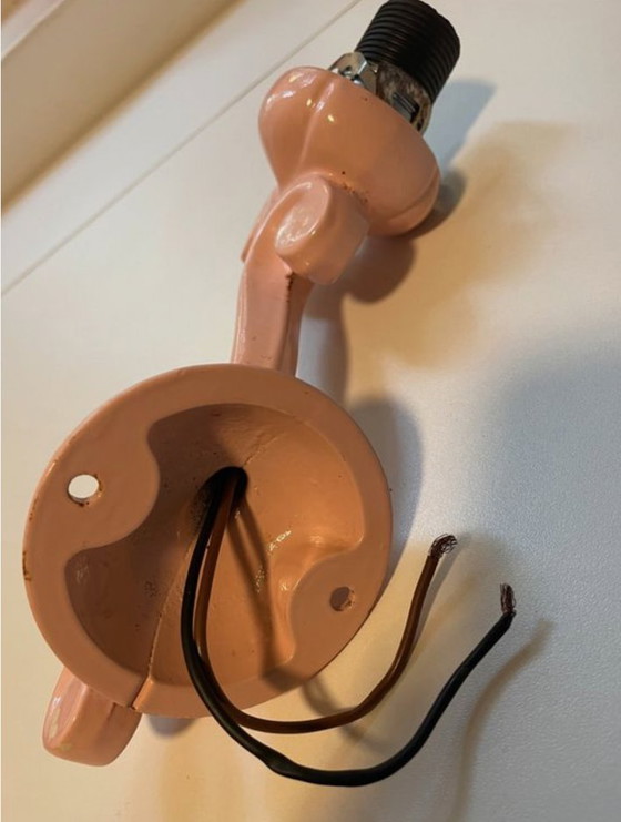 Image 1 of Pink Metal Wall Light