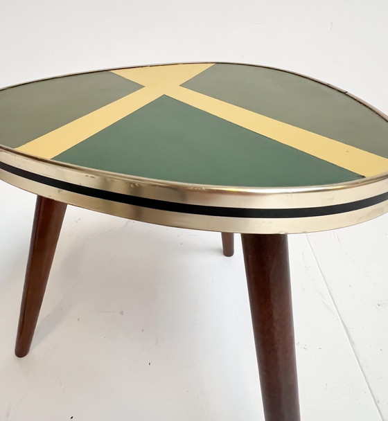 Image 1 of Set of 3 restored plant tables from France, 1960's