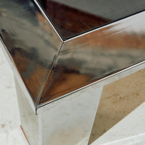 Image 1 of MK10340 Couchtisch aus Chrom und Glas