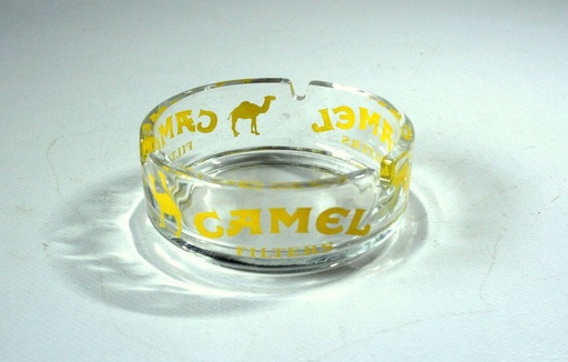Cool 70s camel design glass ashtray