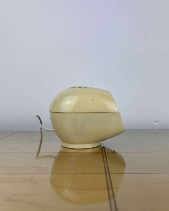 Image 1 of Lamp Table + Clock Timeband C-590 Timeco Vintage Clock - Lamp 1970s Bedside Lamp 70s Digital Alarm Clock Mid Century Space Age