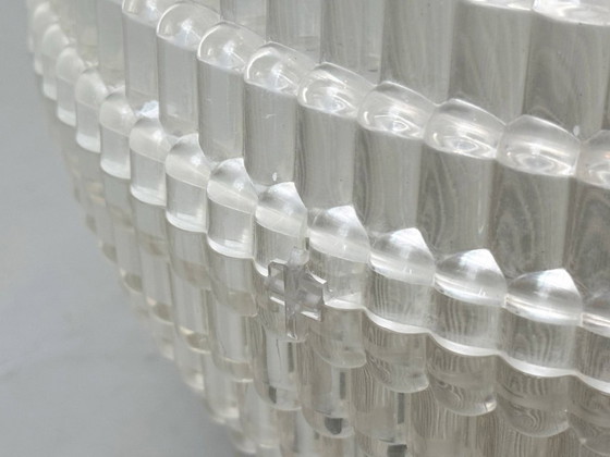 Image 1 of Rara lampada a sospensione con decorazioni a rilievo a bolle, anni '70.