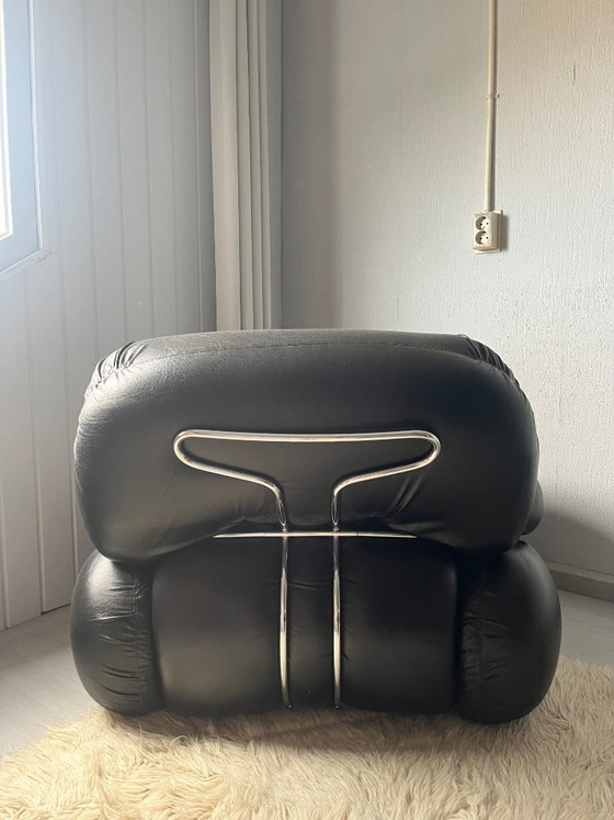 Vintage Design Fauteuil Adriano Piazzesi Okay Chair – Chaises longue, Skai (photo 2 of 6)