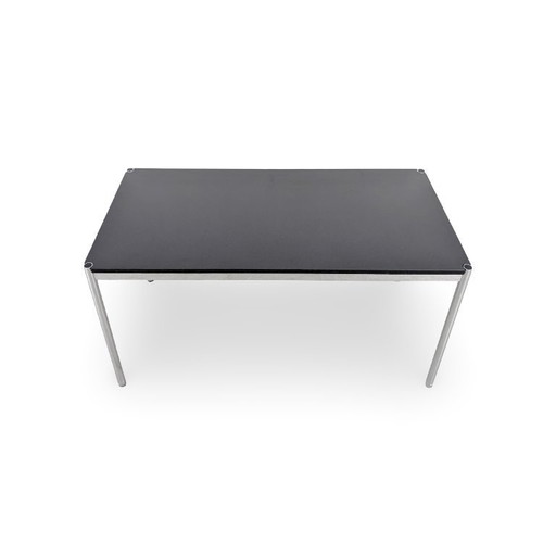 USM Haller tafel, granietdesign, bureau, zwart