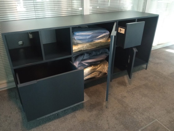 Image 1 of Buffet Tylko bleu avec portes et tiroirs