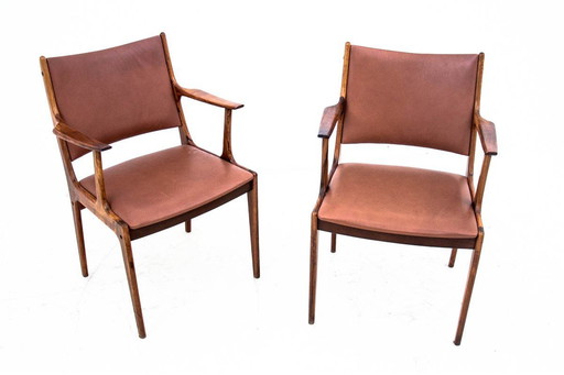 Ensemble de fauteuils, Danemark, années 1960