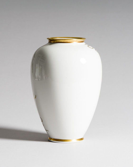 Image 1 of Heinz Schaubach Kunst Vaso di porcellana Ciotola Coperchio-Box Set Dragon Art Déco Jugendstil