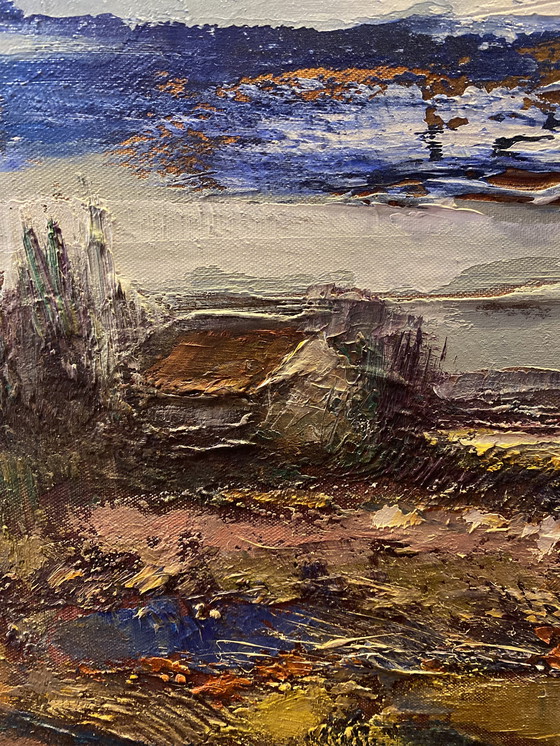 Image 1 of Paisaje de naturaleza muerta firmado