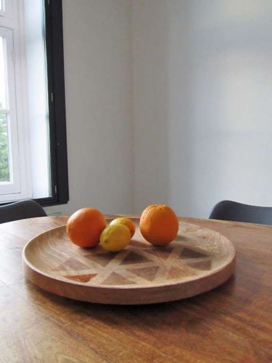 Image 1 of Piatto di legno per la decorazione