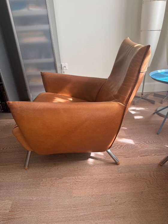 Image 1 of Label Cheo fauteuil - Gerard van den Berg - Cognac Leer