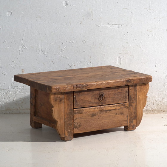 Antique low table in elm wood – China, circa 1930 – Coffee tables (photo 8 of 40)