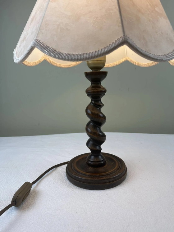 Turned wooden lamp – Table lamps (photo 5 of 14)